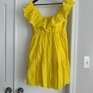 NWT Lilly Pulitzer Asteria Yellow Eyelet Dress